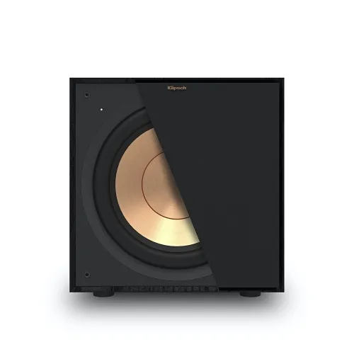 Klipsch KLP-R-101SW-BL Reference Series Subwoofer with Low Pass Crossover and Phase Control, LINE/LFE Inputs, Black