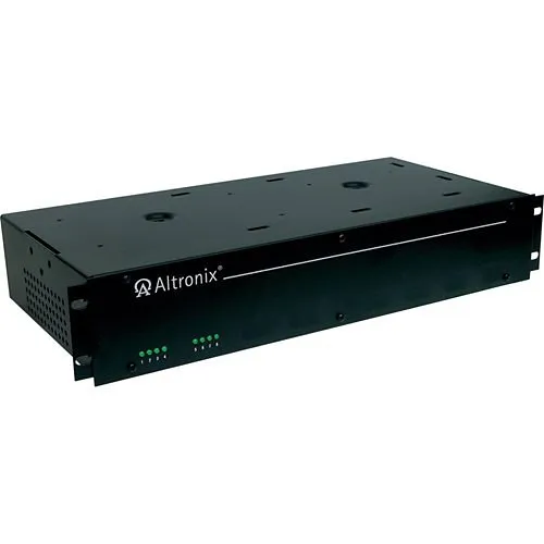 Altronix R1224DC68220 CCTV DC Power Supply / Charger, 8 PTC Protected Outputs, 12VDC or 24VDC at 6A