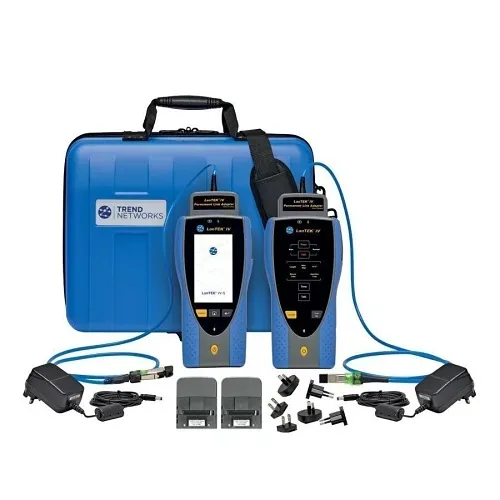 TREND Networks R163008 LanTEK IV-S Series 500MHz Cable Certifier Kit, TIA Cat 6A / ISO Class EA