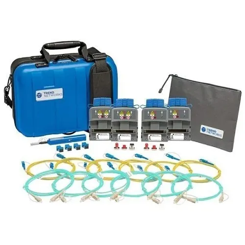 TREND Networks R164008 FiberTEK IV Test Kit for Multimode Fiber Optic Cable, 850nm / 1300nm