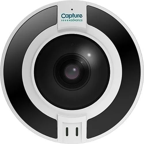 Capture Advance R2-12MPFISH 12MP Fisheye IP Camera, 1.8mm Lens
