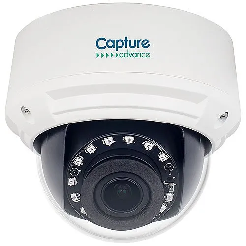 Capture Advance R2-HD5MPMODM 5MP HD IR Dome Camera, 2.8-12mm Lens, NDAA Compliant, White, (Replaces R2-4MPHDMODM)