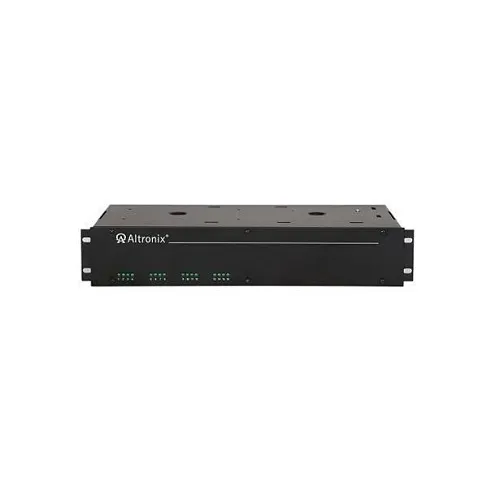 Altronix R2416CB220 CCTV Power Supply, 16 PTC Class 2 Outputs, 2U, 24/28VAC 8A, 220VAC