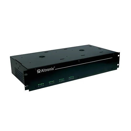 Altronix R2416I220 CCTV Power Supply, 16 Fused Isolated Outputs, 24VAC at 25A, 220VAC, 2U