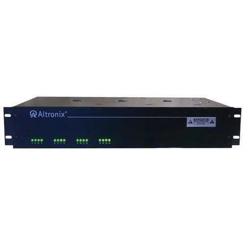 Altronix R248UL CCTV Power Supply, Fused Outputs, 24/28VAC at 3.5/3A, 2U