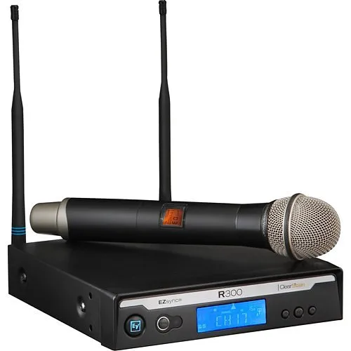 Electro-Voice R300-HD-C Electro-Voice R300-HD Handheld System with PL22 Dynamic Microphone
