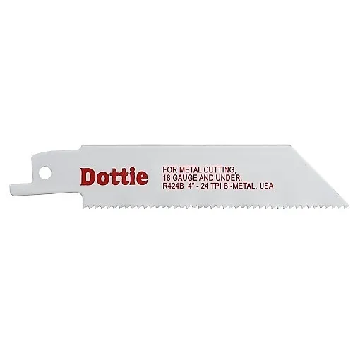 Dottie R424B Cutting Tool, 5/8" 4" Bi-Metal Reciproblade