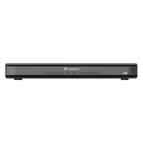 Luminys R52-8PA R5 Series 8-Channel 8K PoE NVR, 1U Form Factor with 2 SATA, Audio, and Alarm Support