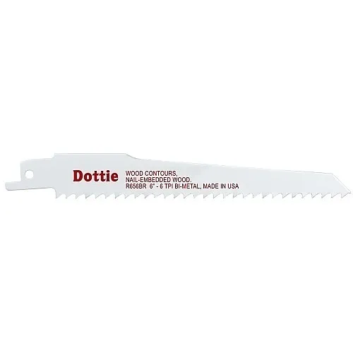 Dottie R656BR Cutting Tool, 3/4" 6" Bi-Metal Reciproblade