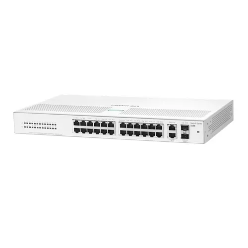 HPE R8R50A#ABA Switch Series 1430 26-Port Gb Unmanaged Layer 2 Ethernet Switch, 26x 1G, 2x SFP Uplink Ports, Fan-less