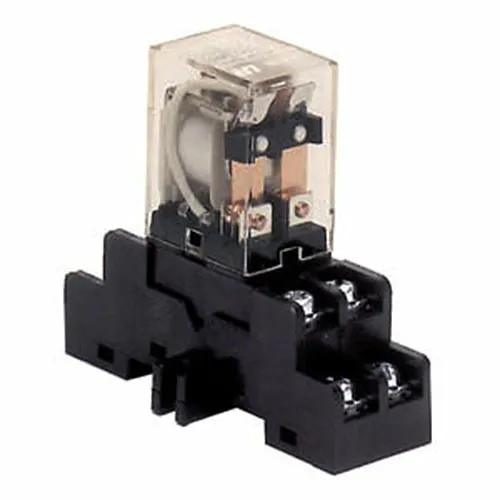 Altronix RAC24 Relay and Base Module, 24VAC, DPDT Contacts at 10A 220VAC/28VDC, DIN Rail Mountable
