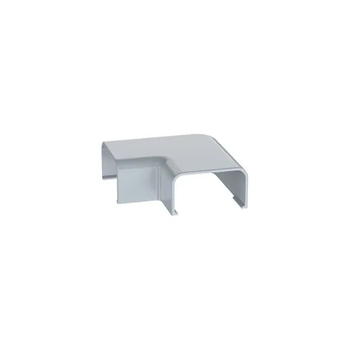 Panduit RAF5IG-E Pan-Way PVC Low Voltage Surface Raceway Right Angle Fitting, 20-pack, Gray