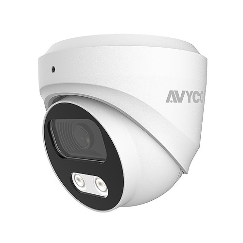 AVYCON AVC-EIPT51F28 5MP OD Turret IP Camera, 2.8mm Lens, Built-in Microphone, Power over Ethernet (POE)