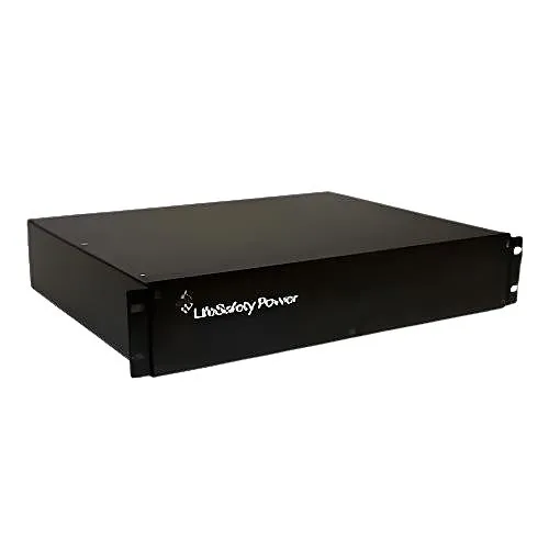 LifeSafety Power RBE-BOXED Power Rackmount Battery Enclosure, 12/24VAC, 2U RS