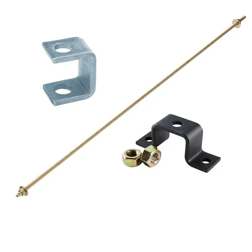 Ortronics RCBK-6 Runway Ceiling Kit with Ceiling Hanger Bracket, Closed Clip, Threaded Rod and Hex Nuts