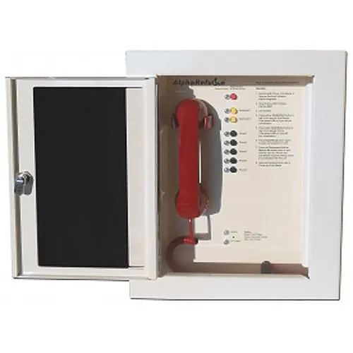 Alpha RCC2505CS AlphaRefuge 2100 Series Refuge Command Center, 5-Unit Capacity, Surface, Lockable, Painted Cabinet