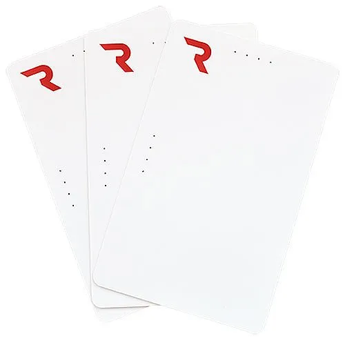 ProdataKey RCP Red High Security with Prox Printable Card, Multi-Technology, 13.56 MHz, Desfire EV2, Prox 125 kHz, 25-Pack