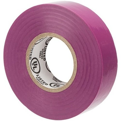 WarriorWrap WW-716-VT 7Mil General Electrical Tape, Vinyl, Purple