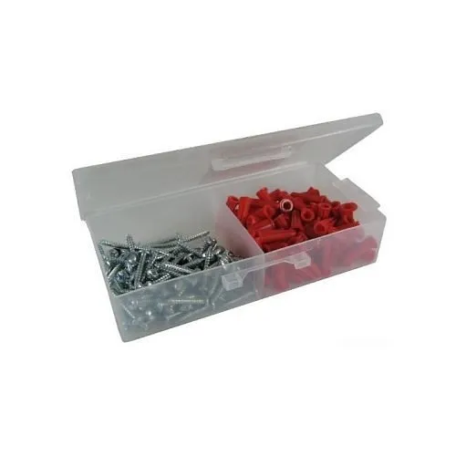 Dottie RD2 #6 Red Conical Anchor Kit with Pan Head Combo Drive Screws