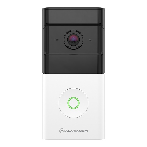 Alarm.com ADC-VDB780B 2MP Wireless Video Doorbell, Black/White