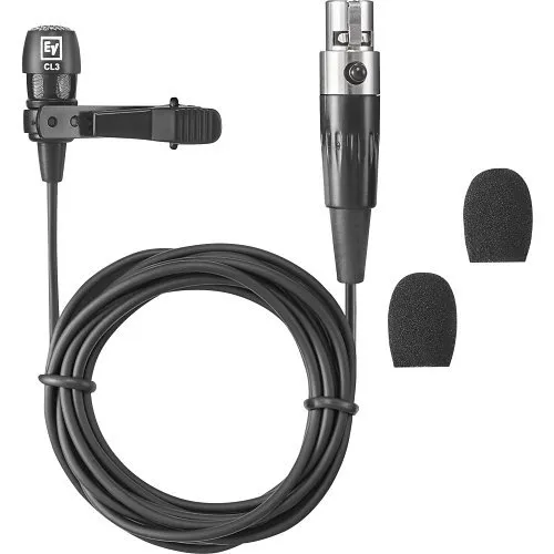 Electro-Voice RE3-ACC-CL3 Cardioid Lavalier Mic with TA4F