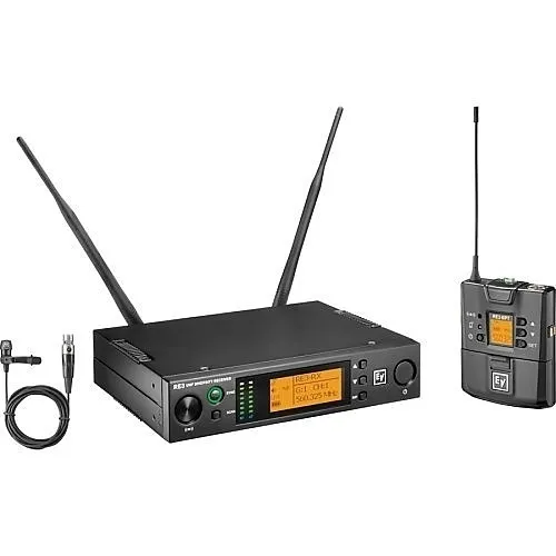 Electro-Voice RE3-BPCL-5H UHF Wireless Set with CL3 Cardioid Lavalier Microphone, 560-596 MHz