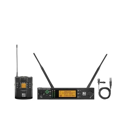Electro-Voice RE3-BPCL-6M UHF Wireless Set Featuring CL3 Cardioid Lavalier Microphone, 6M Band