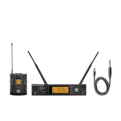 Electro-Voice RE3-BPGC-5L RE3 Series UHF Wireless Bodypack Set with GC3 Instrument Cable, 488-524 MHz