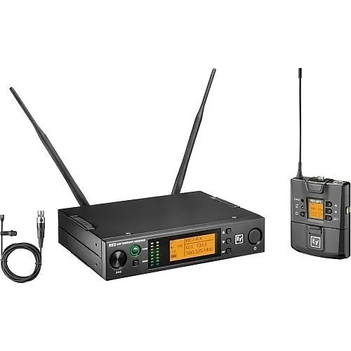 Electro-Voice RE3-BPOL-5H UHF Wireless Set with OL3 Omnidirectional Lavalier Microphone, 560-596 MHz