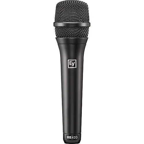Electro-Voice RE420 Condenser Cardioid Vocal Microphone, Black