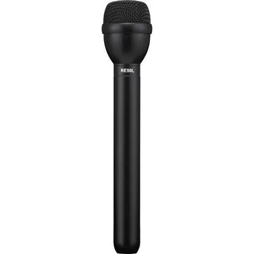 Electro-Voice RE50L Dynamic ENG Interview Microphone with Long Handle, Black