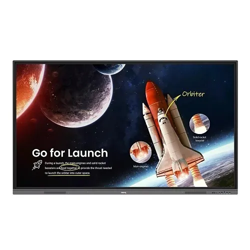 BenQ RE7503 75" Essential Series Education Interactive Display, 2x 16W Buolt-in Speakers
