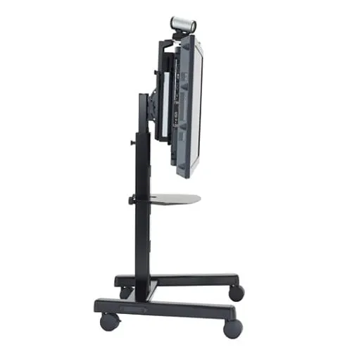 Chief RFCUB Fit Mobile Cart for 55-89" Interactive Displays, Height Adjustable TV Mobile Cart, Black