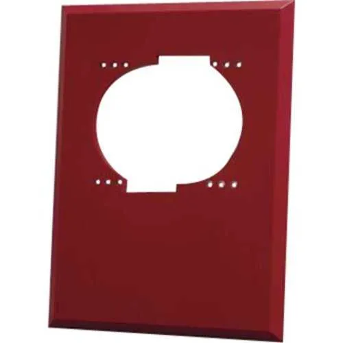 System Sensor RFP SpectrAlert 9.5"x7" Retrofit Plate for Wall Mount Speaker Strobe, 5-Pack, Red