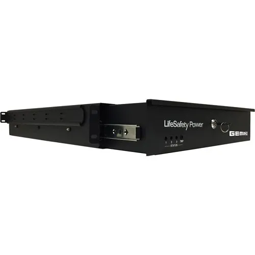 LifeSafety Power RGM75-D8PZ GEMINI RGM75 SERIES 4-Door 75W Integrated Mercury Drawer Standard Networked, Single or Dual Voltage UL/CUL/CE, Post Mounting