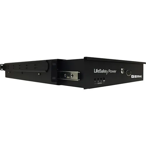 LifeSafety Power RGM75-M8PNZ Power Supply, 75W MERC/LNL Rackmount 8MNGD Output ZBKT