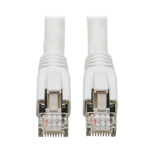 Eaton Tripp Lite N272-F03-WH CAT8 Cable, Snagless,  3', White