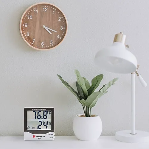 Triplett RHT22 LCD Screen Temperature Humidity Indicator: Displays Humidity (10 to 99%RH) and Temperature (32 to 122�/0 to 50�C)