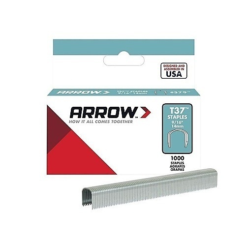Arrow T37-1/2 Staples for T37 Wire and Cable Tracker