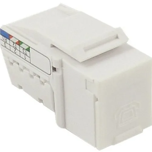 Primex 125-0959-WT Line Voice, RJ12 Keystone Jack