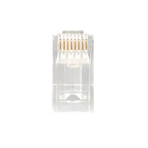 Jonard Tools RJ456AUS-100 RJ45 Passthrough Connectors for CAT6A Cable, 100-Pack