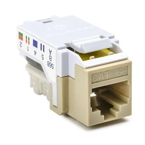 HellermannTyton RJ45FC5E-I CAT5(e) RJ45 Keystone Jack
