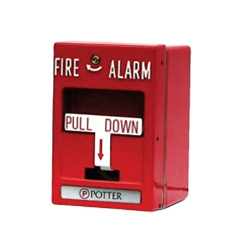 Potter 1000403 Weatherproof Dual-Action Red Pull Station