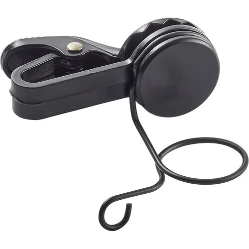 Shure RK187T1-B Single Tie Clip Microphone, Black