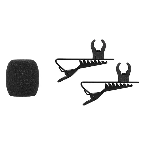 Shure RK376 Replacement Kit with Clip + 1 Foam Windscreen for Centraverse Lavalier Microphones