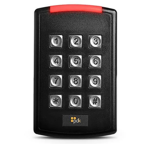 ProdataKey RKP Red Keypad Reader High Security Prox, Multi-Technology, 13.56 MHz, Prox (125 KHz), OSDP, Weigand