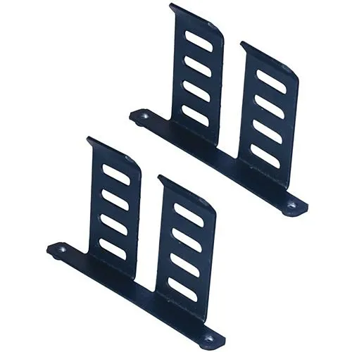 Vanco RKSHLF-2MB Mounting Brackets for RKSHLF-KIT, 2-Pack, Black