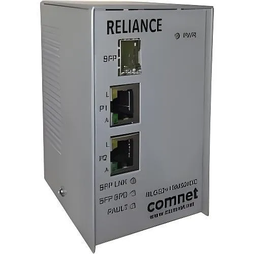ComNet RLGE2+1SMSPOEHO 3-Port Substation-Rated Self-Managed Ethernet Switch with Universal PoE