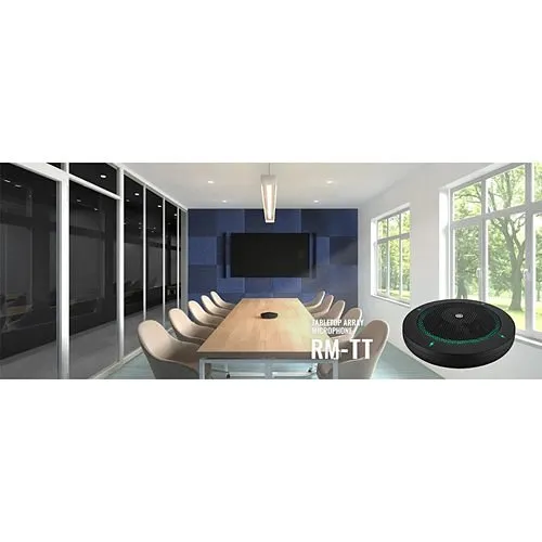 Yamaha RM-TT-B ADECIA Series Wired Tabletop Microphone, Black