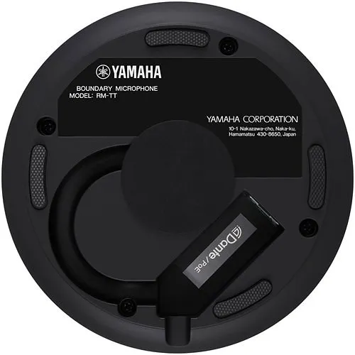 Yamaha RM-TT-B ADECIA Series Wired Tabletop Microphone, Black